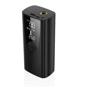 Tire Inflator Portable Air Compressor - Compressor with Digital LCD, LED Emergen